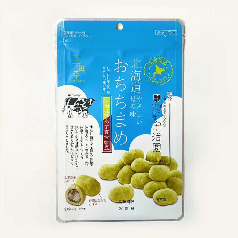 宇治抹茶あずき甘納豆おちちまめ　80g