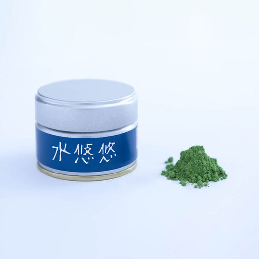 【抹茶】水悠悠 “みずゆうゆう”  缶入り (20g)