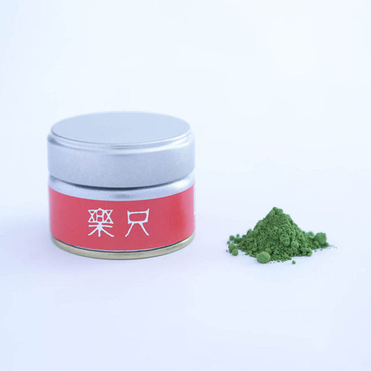 【抹茶】楽只 “らくし”  缶入り (20g)