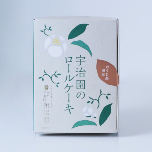 ほうじ茶黒豆ロールケーキ
