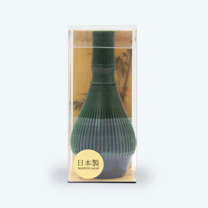 樹脂製茶筅 緑(茶筅立て付)