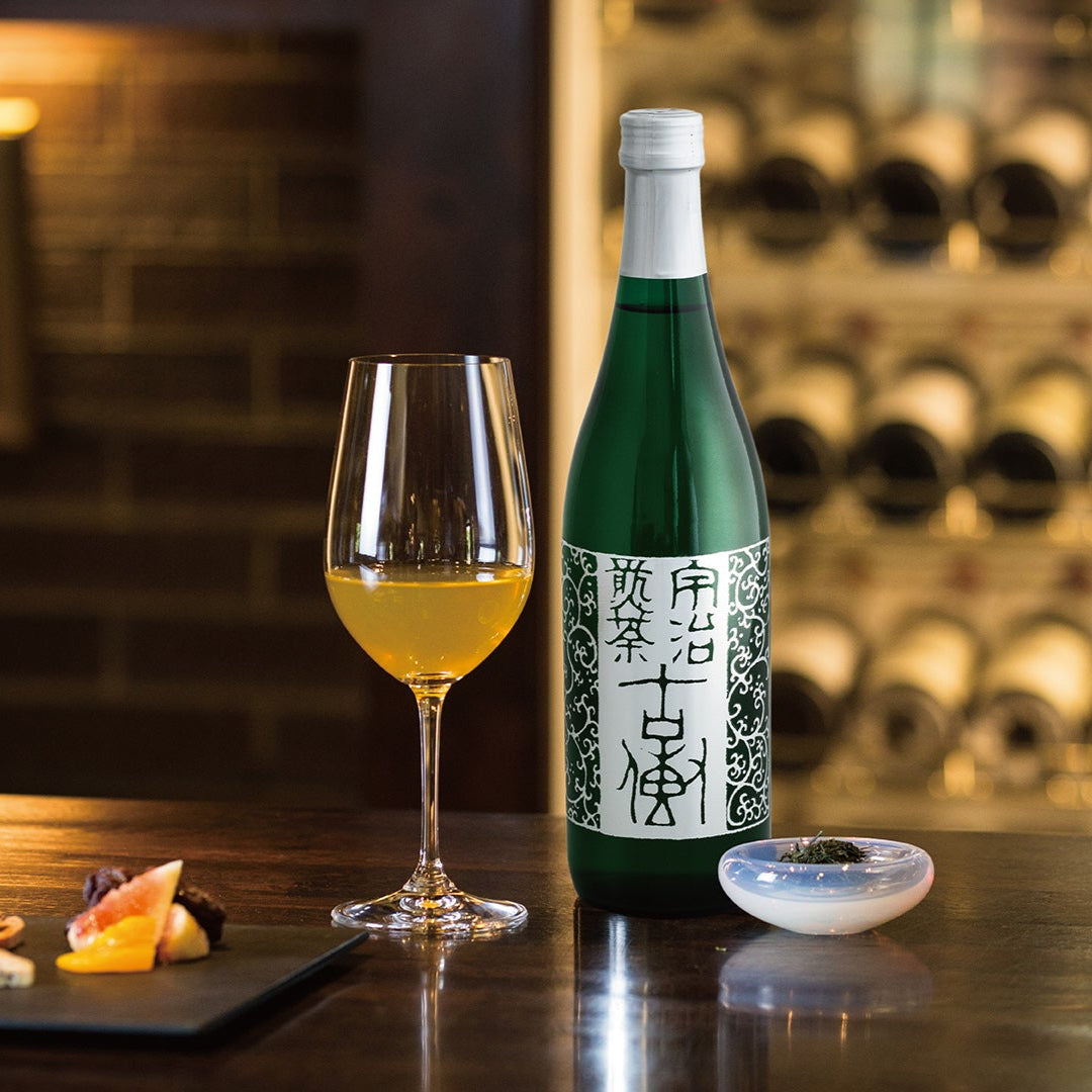ゴッタス煎茶 (700ml)＋綿貫宏介氏原型製作美術グラス (2個) セット
