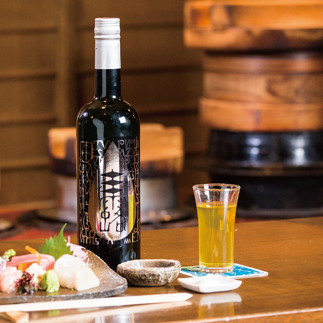 ゴッタス玉露 (700ml)＋綿貫宏介氏原型製作美術グラス (2個) セット